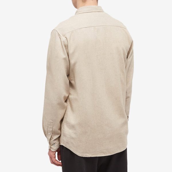 Norse Projects Anton Brushed Flannel Button Down Shirt