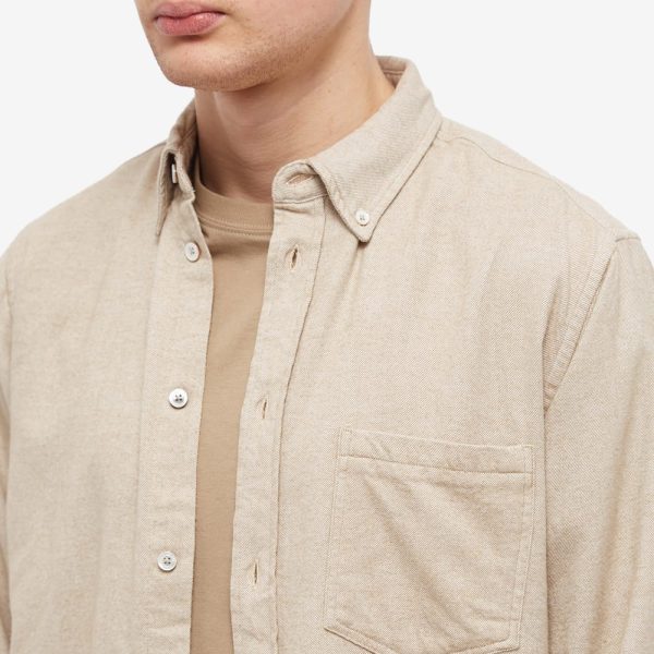 Norse Projects Anton Brushed Flannel Button Down Shirt