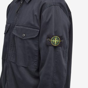 Stone Island 2 Pocket Garment Dyed Shirt Jacket