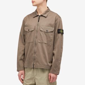 Stone Island 2 Pocket Garment Dyed Shirt Jacket