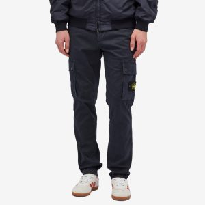 Stone Island Brushed Cotton Canvas Cargo Pants