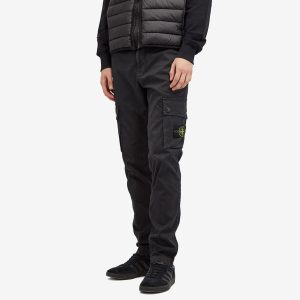 Stone Island Brushed Cotton Canvas Cargo Pants