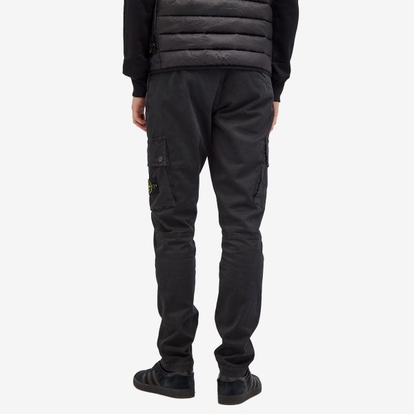 Stone Island Brushed Cotton Canvas Cargo Pants