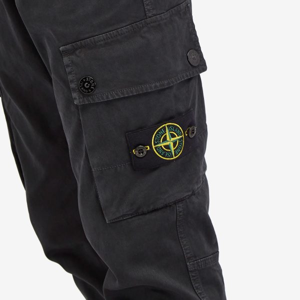 Stone Island Brushed Cotton Canvas Cargo Pants