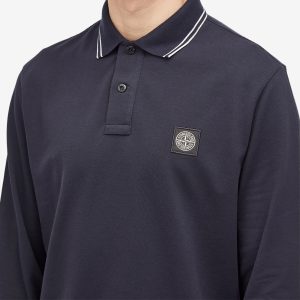 Stone Island Long Sleeve Patch Polo