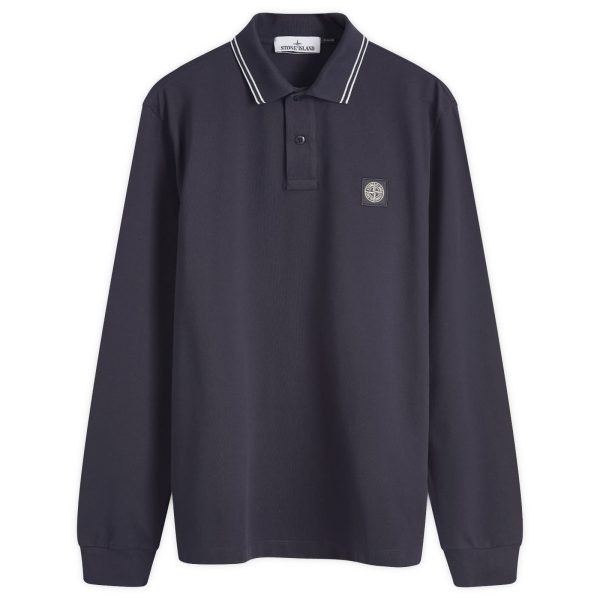 Stone Island Long Sleeve Patch Polo