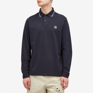 Stone Island Long Sleeve Patch Polo