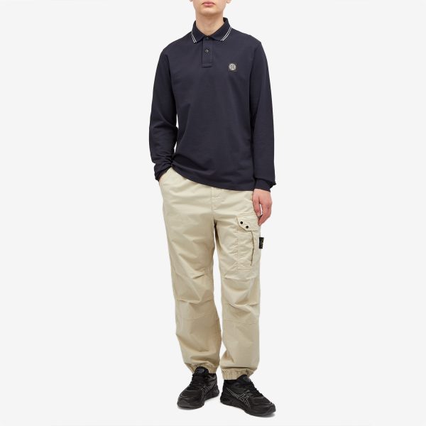 Stone Island Long Sleeve Patch Polo