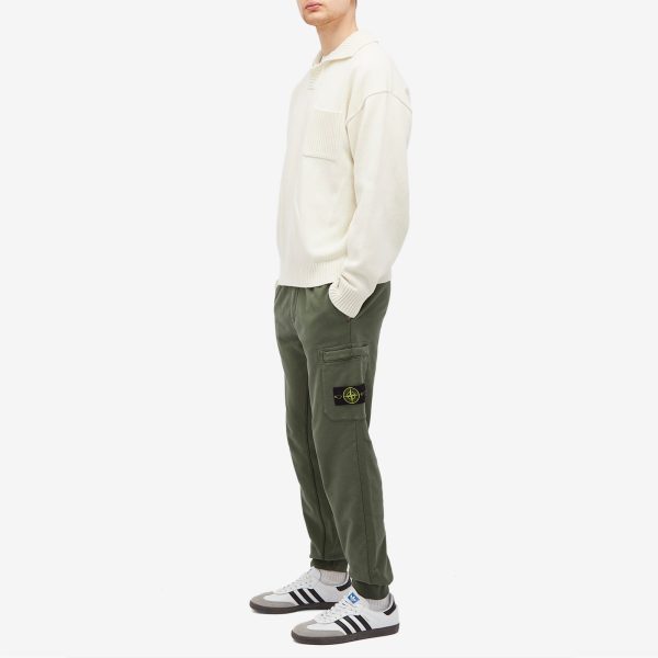 Stone Island Cotton Fleece Garment Dyed Pocket Jogger