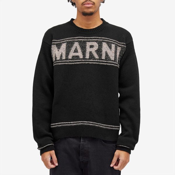 Marni Fisherman Logo Knit Sweatshirt