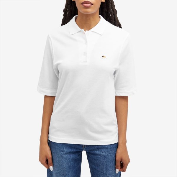 Fiorucci White Angel Patch Polo Shirt