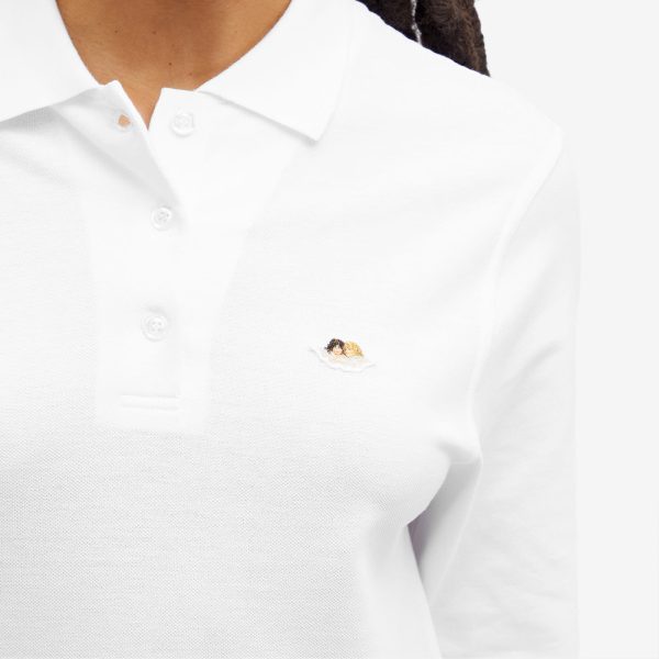 Fiorucci White Angel Patch Polo Shirt