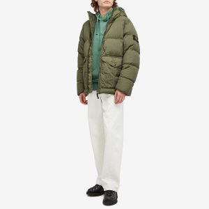 Stone Island Crinkle Reps Hooded Down Jacket