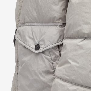 Stone Island Crinkle Reps Hooded Down Jacket