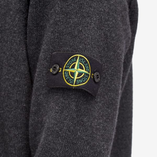 Stone Island Reverse Seam Lambswool Crew Neck Jumper