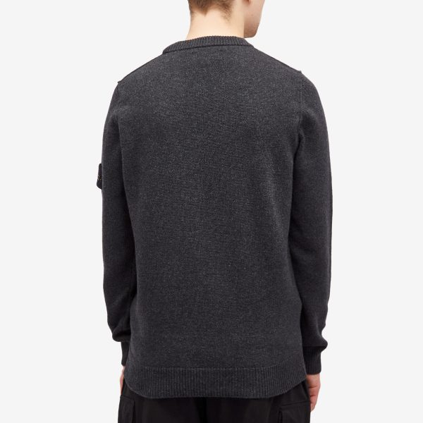 Stone Island Reverse Seam Lambswool Crew Neck Jumper