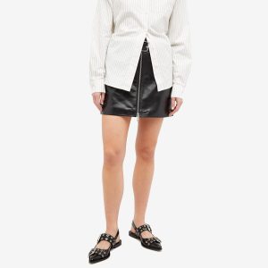 Anine Bing Mini Leather Ana Skirt