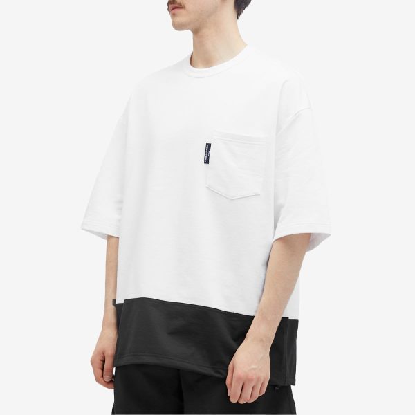 Comme des Garçons Homme Heavyweight Panelled Drawstring Pock