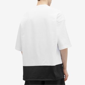 Comme des Garçons Homme Heavyweight Panelled Drawstring Pock