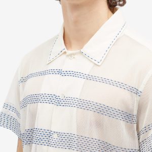 BODE Tile Stitch Vacation Shirt