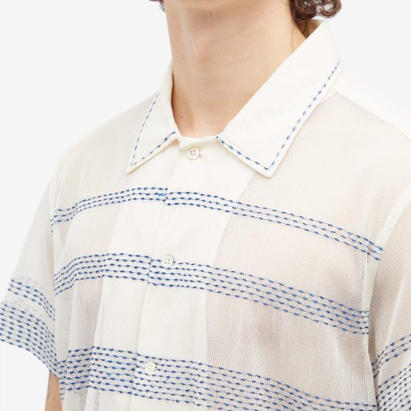 BODE Tile Stitch Vacation Shirt