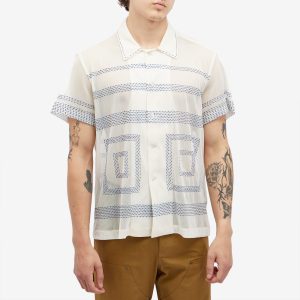 BODE Tile Stitch Vacation Shirt