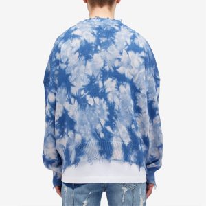 Cole Buxton Distressed CB Knit Sweat