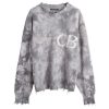 Cole Buxton Distressed CB Knit Sweat