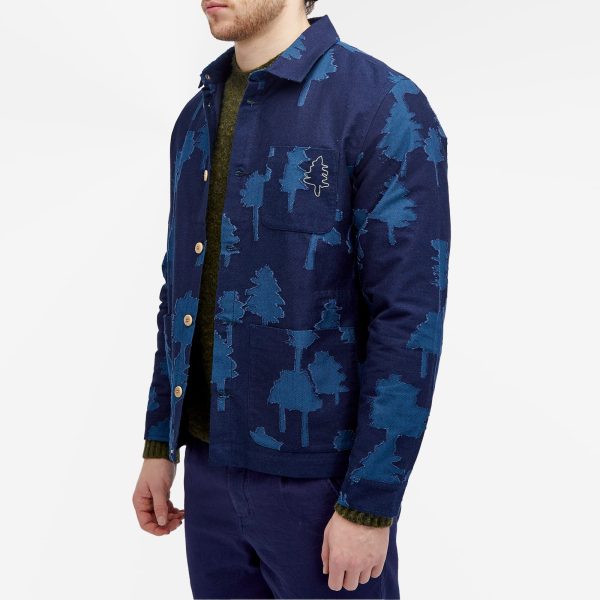 Folk Jacquard Assembly Jacket