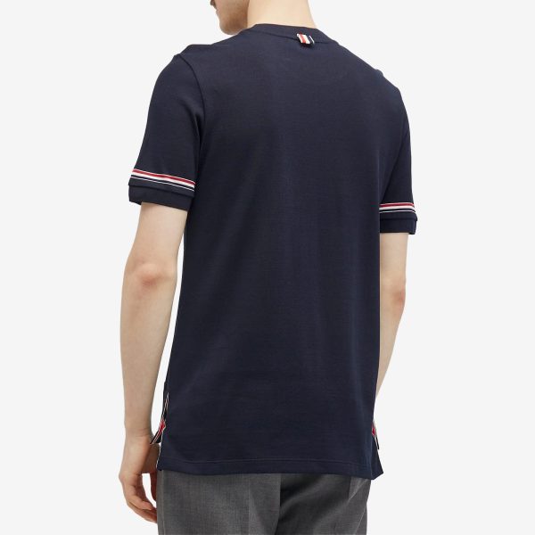 Thom Browne Rib Cuff Trim T-Shirt