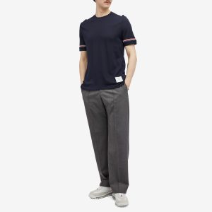 Thom Browne Rib Cuff Trim T-Shirt