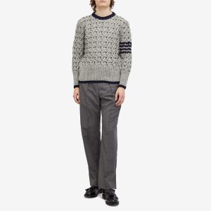 Thom Browne Cerw Neck Cable Knit