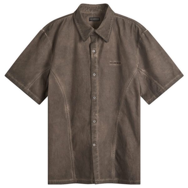 Han Kjobenhavn Washed Loose Logo Short Sleeve Shirt