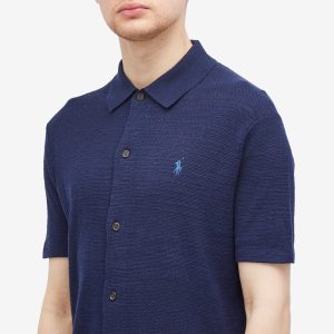 Polo Ralph Lauren Button Through Knitted Polo Shirt