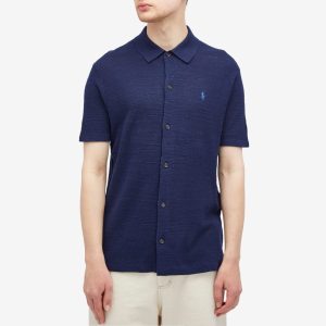 Polo Ralph Lauren Button Through Knitted Polo Shirt