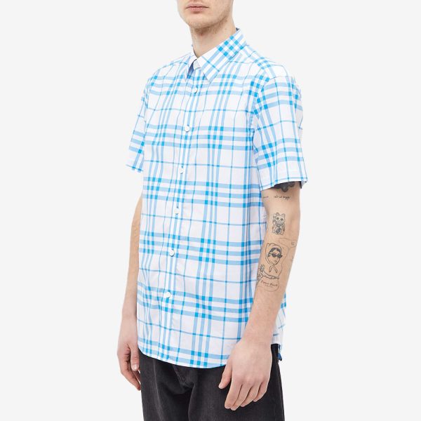 Burberry Short Sleeve Caxton Check Shirt