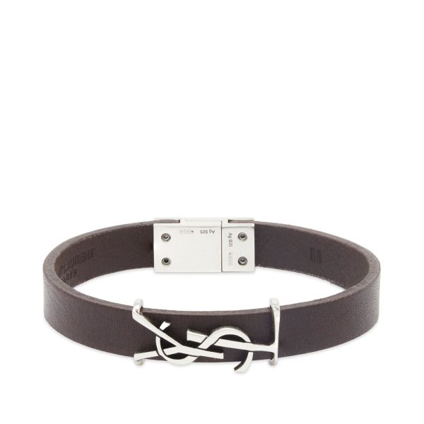 Saint Laurent YSL Leather Bracelet