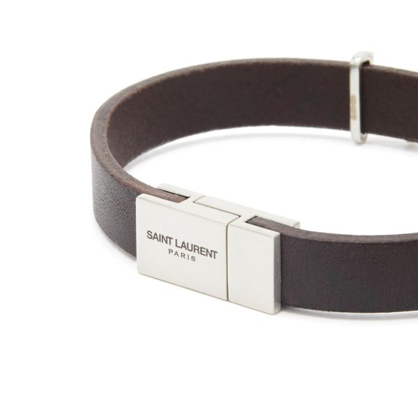 Saint Laurent YSL Leather Bracelet