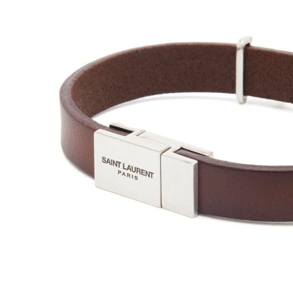 Saint Laurent YSL Leather Bracelet