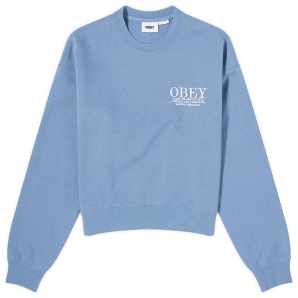 Obey Cities Crewneck Sweater