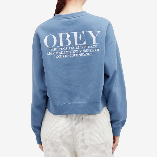 Obey Cities Crewneck Sweater