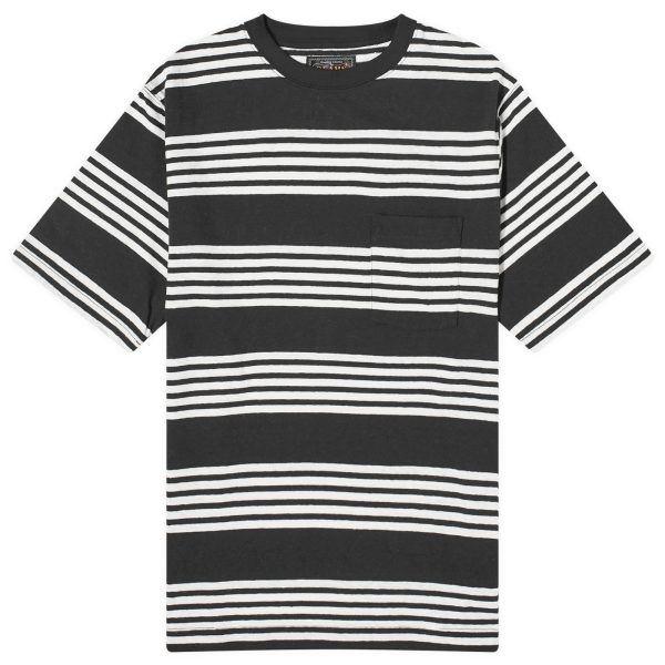 Beams Plus Nep Stripe Pocket T-Shirt