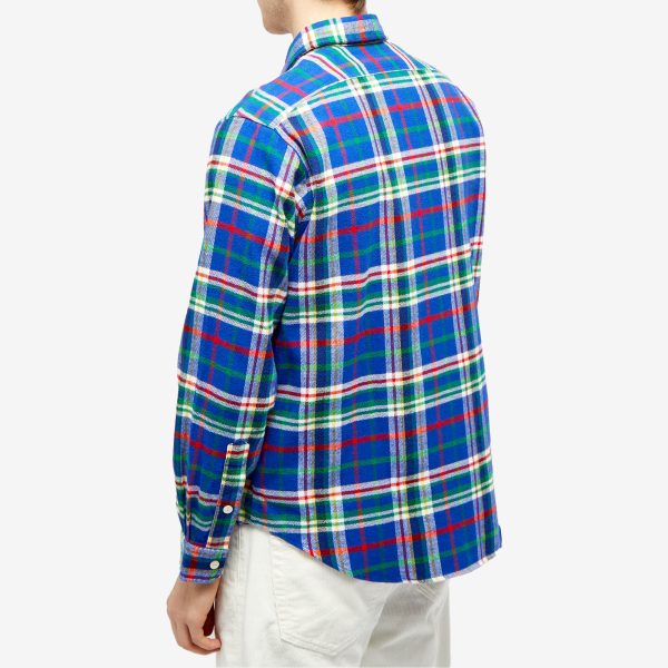 Polo Ralph Lauren Brushed Flannel Plaid Check Shirt