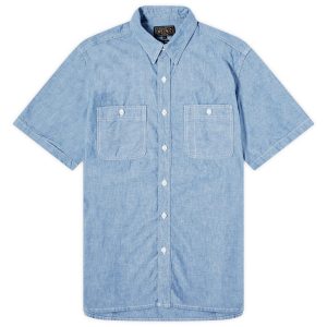 Beams Plus Short Sleeve Chambray Work Shirt