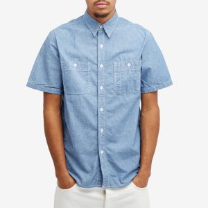 Beams Plus Short Sleeve Chambray Work Shirt