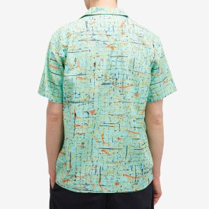 Beams Plus Open Collar Rayon Print Shirt