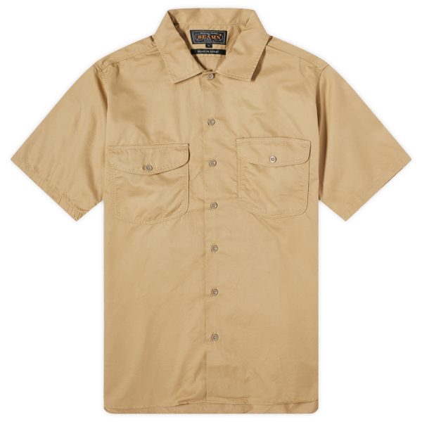 Beams Plus WORK Twill Short Sleeve Shirt