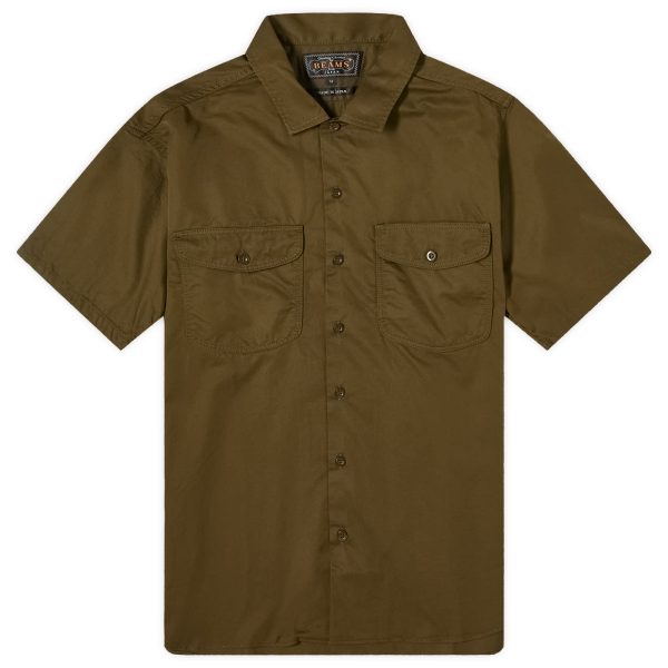 Beams Plus WORK Twill Short Sleeve Shirt