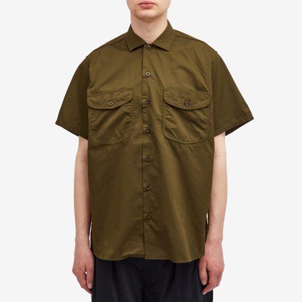 Beams Plus WORK Twill Short Sleeve Shirt