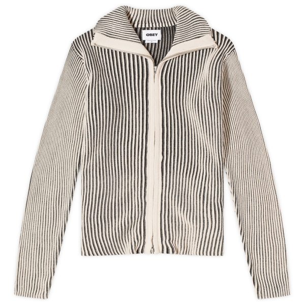 Obey Onyx Ribbed Cardigan